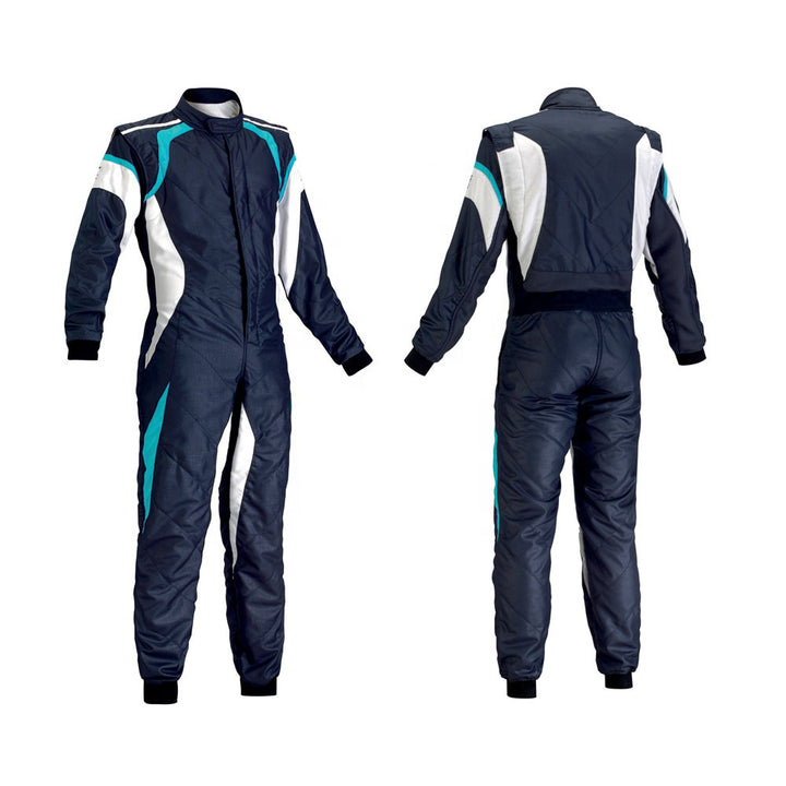 Navy Go-Kart Racing Suit