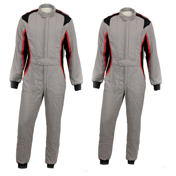 Racing Suit For Go-Kart Race - Gray