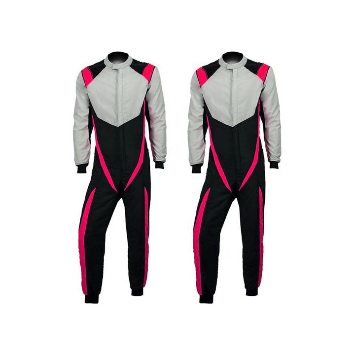 Black & Gray Racing Suit for Go Karting