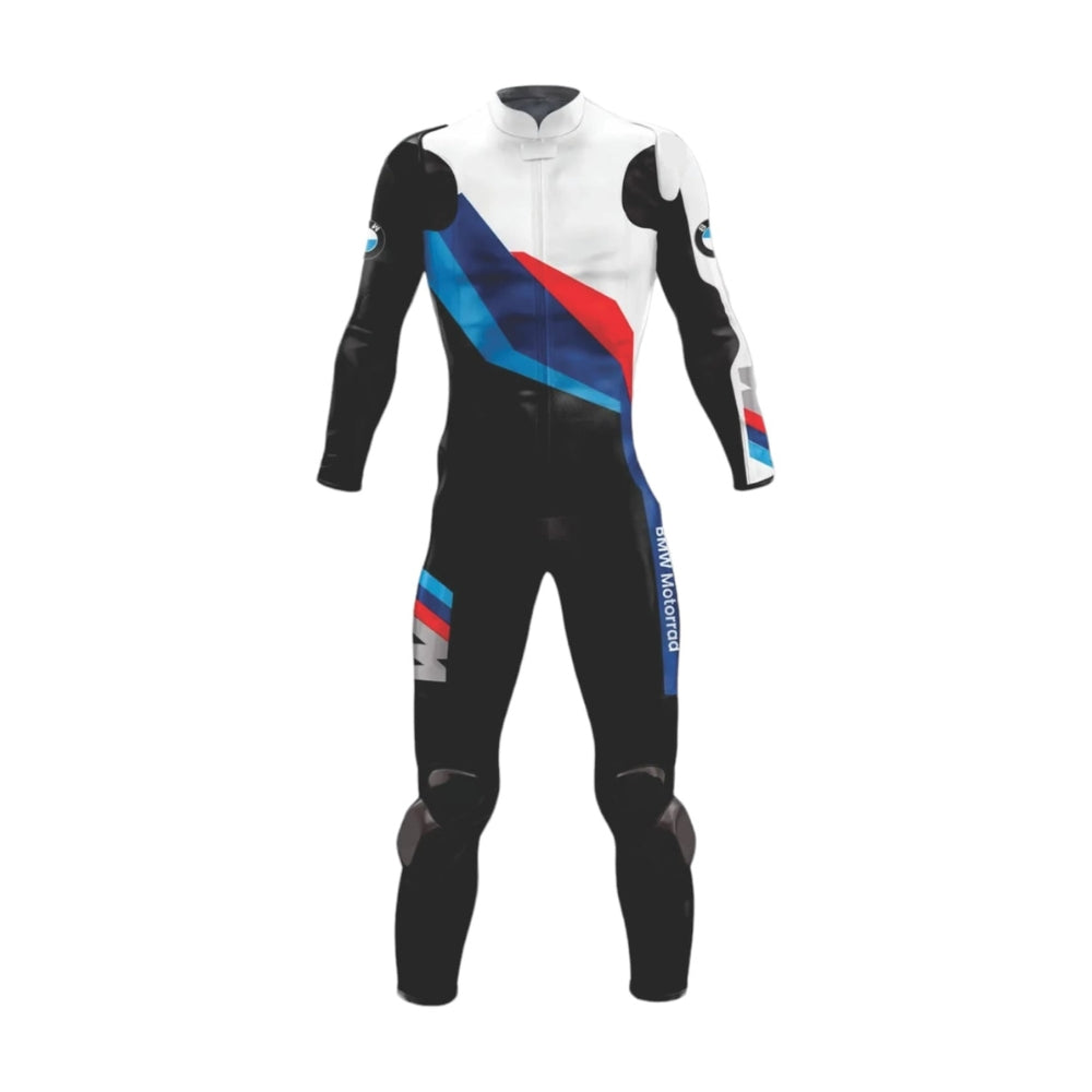 Alpino Ultra-BMW White Leather Motorbike Racing Suit