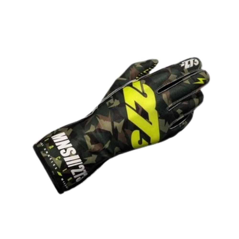 Camo 3 Army Black Fluo-Yellow Gloves