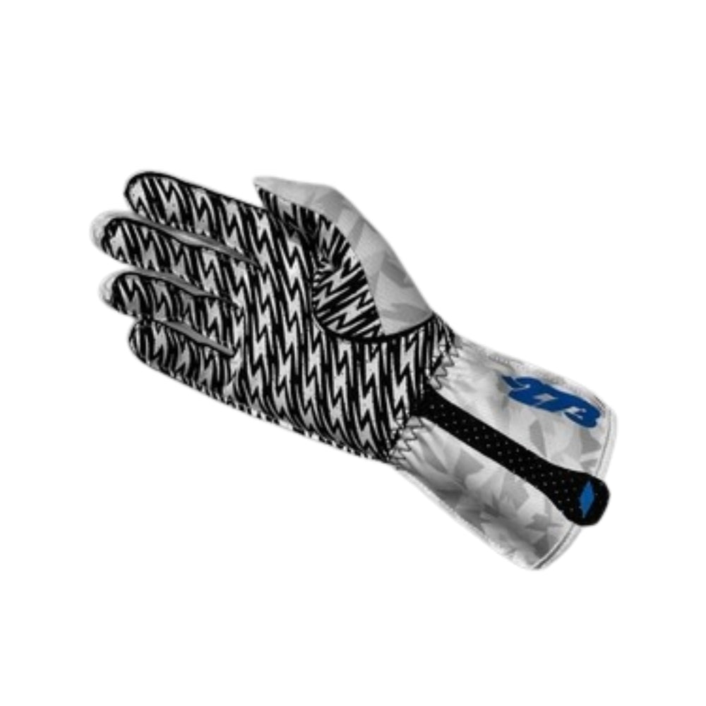Camo 3 White Gray Silver Gloves