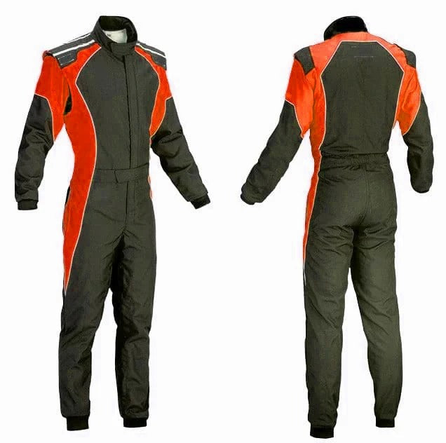 Black & Orange Go Kart Custom Suit