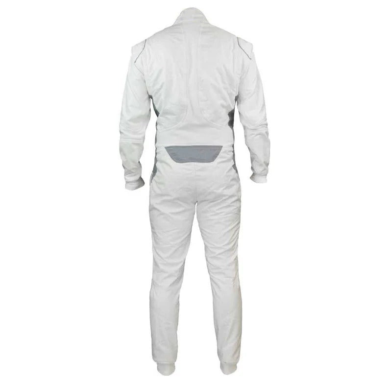 White Karting Racing Costume