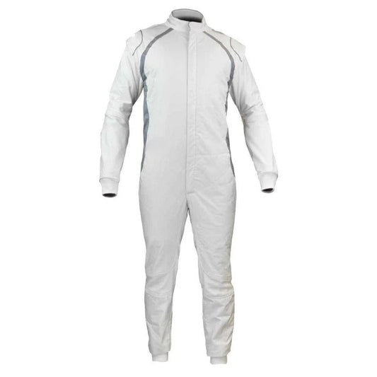 White Karting Racing Costume