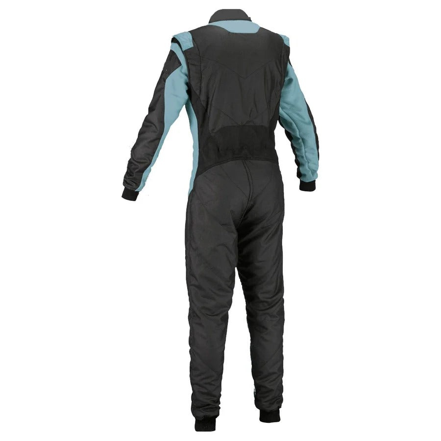 Plain Black & Blue Go Kart Racing Costume