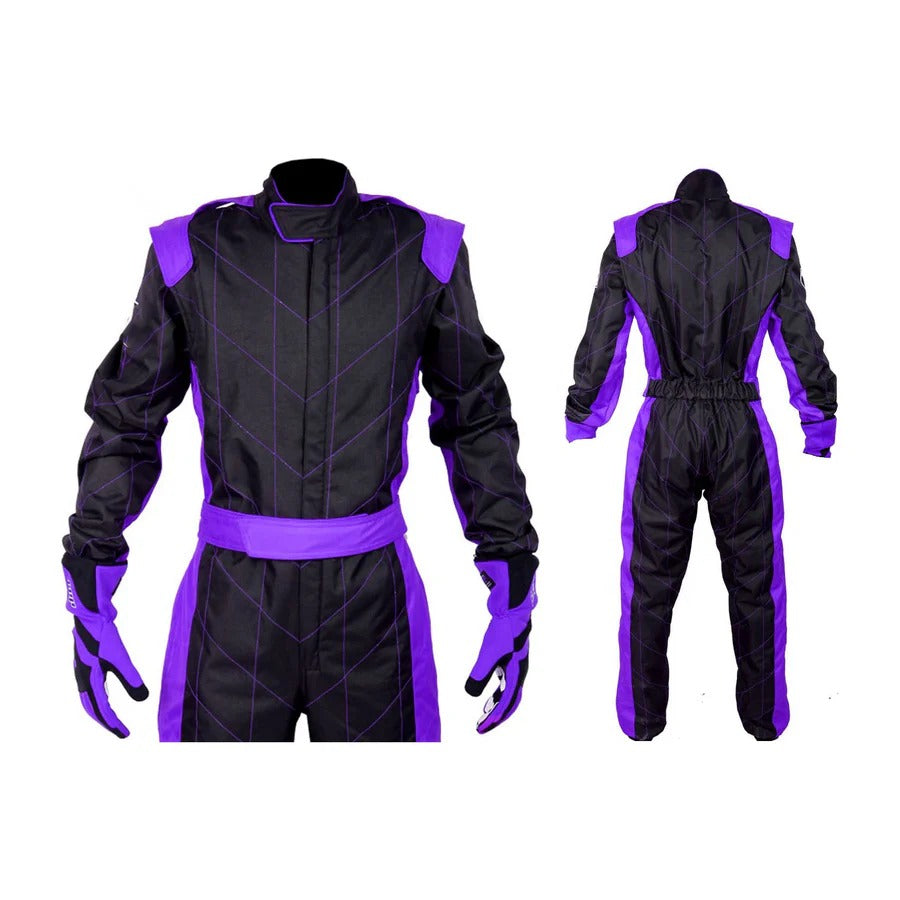 Black / Violet Go-Kart Racewear Costume