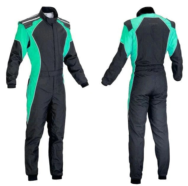 Black & Green Go Kart Custom Suit
