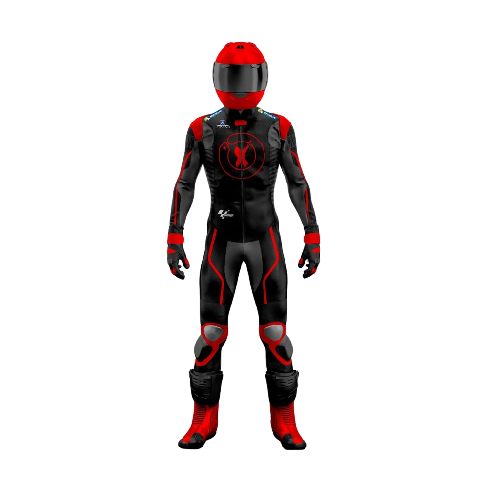 Marc Marquez Black Red Motorcycle Racing Gear