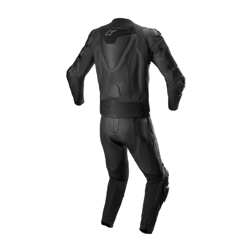 Missile V2 Two-Piece Motorcycle Leather Racing Suit Full Black