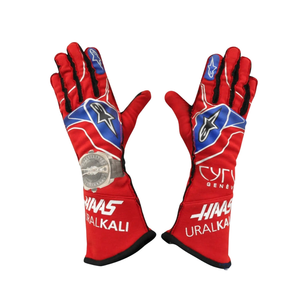 Nikita Mazepin 2021 Mexico GP F1 Racing Gloves