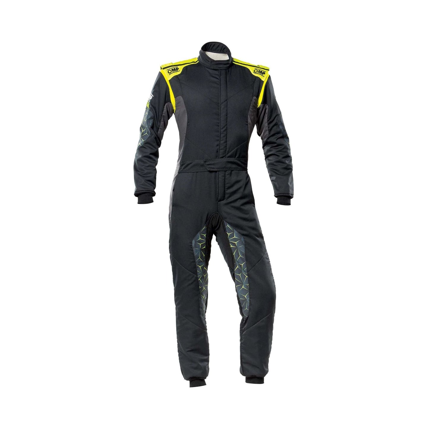 OMP Tecnica Evo Black / Yellow Race Costume