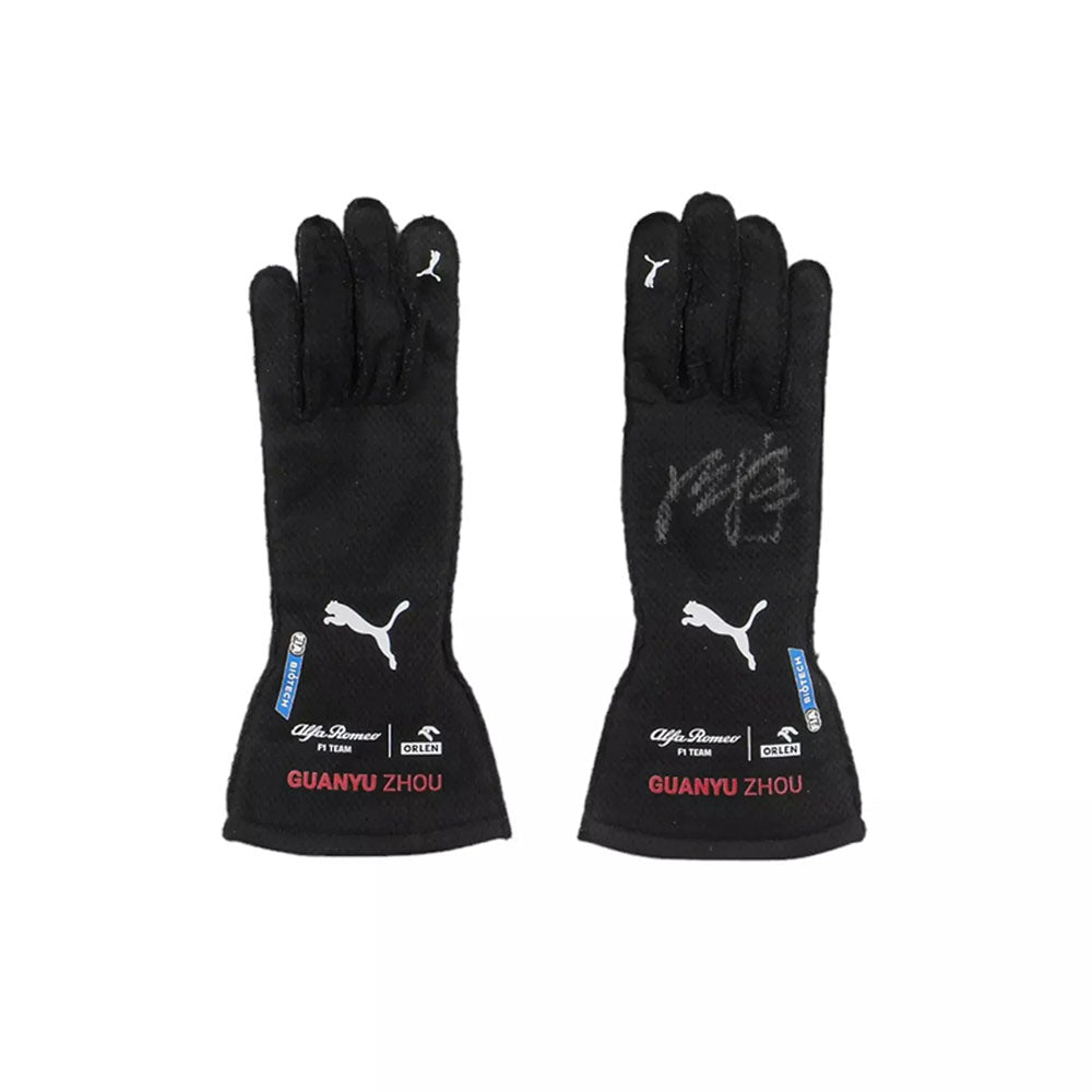 Zhou Guanyu 2022 Singapore GP F1 Racing Gloves