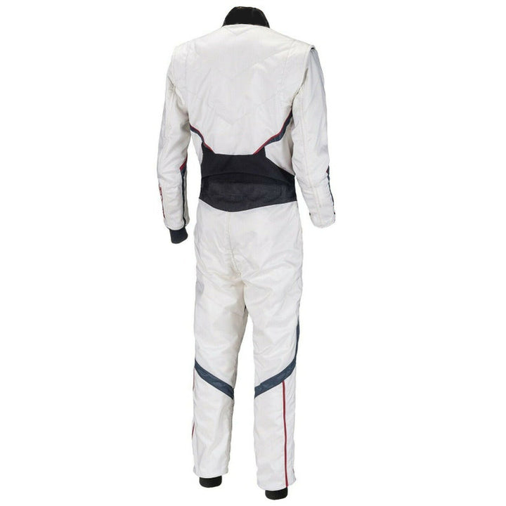 White Go Kart Racing Suit