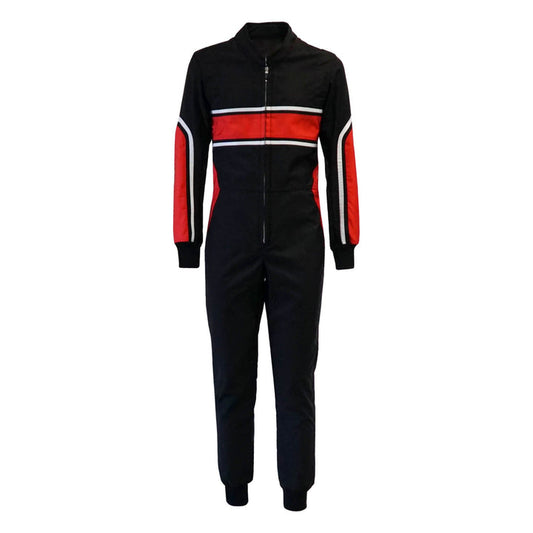 Go-Kart Car Driver Racing Costume - Black / Red