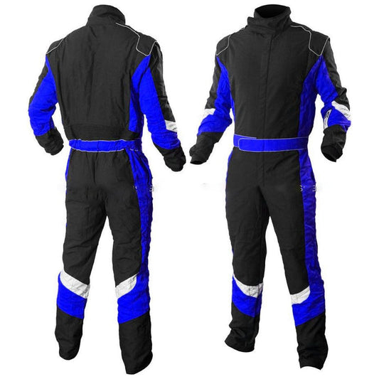 Black / Blue Go-Kart Car Race Costume