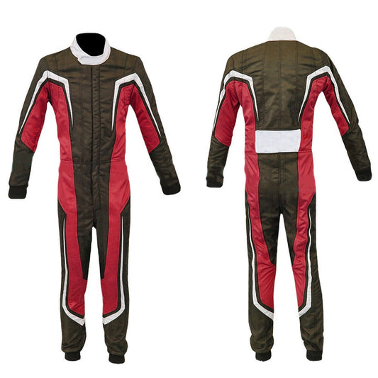 Go-Kart Racewear Costume - Red / Brown