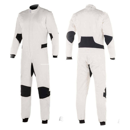 White Kart Racing Costume