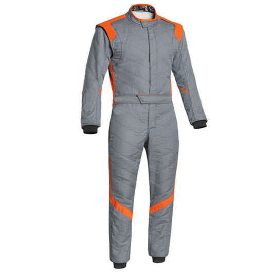 Gray Go-Kart Driver Racing Gear