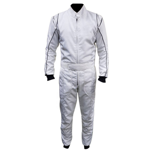 Go-Kart Driver Race Gear - White
