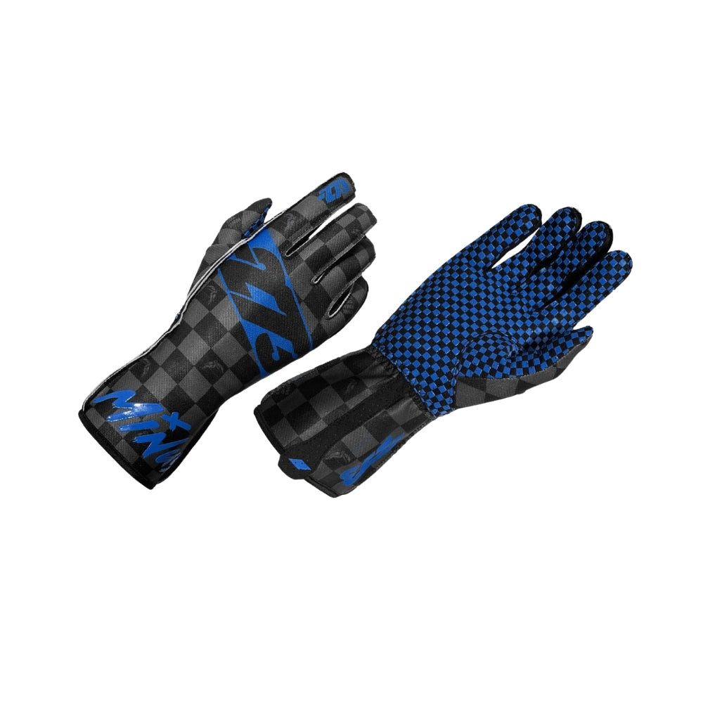 CRENSHAW Black Gray Blue Gloves