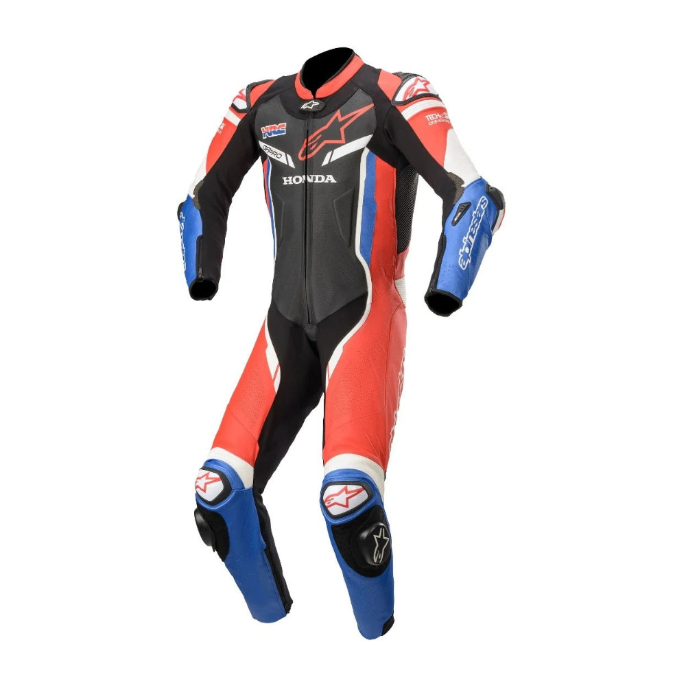 Honda GP Pro V2 One-Piece Motorcycle Leather Suit