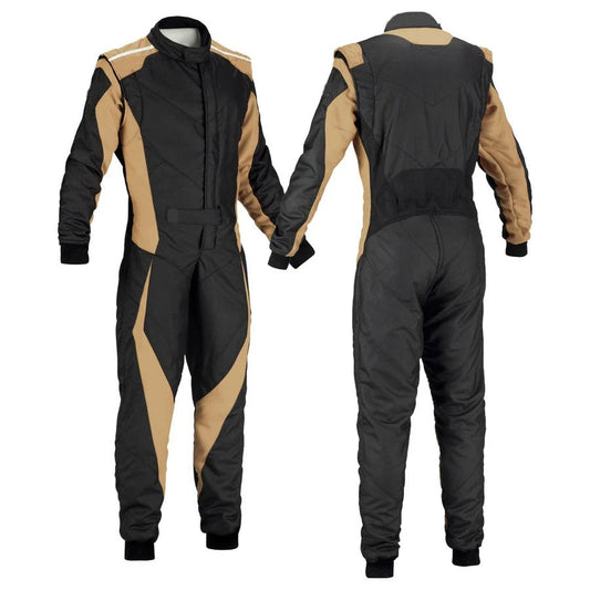 Plain Black Go Kart Racing Costume