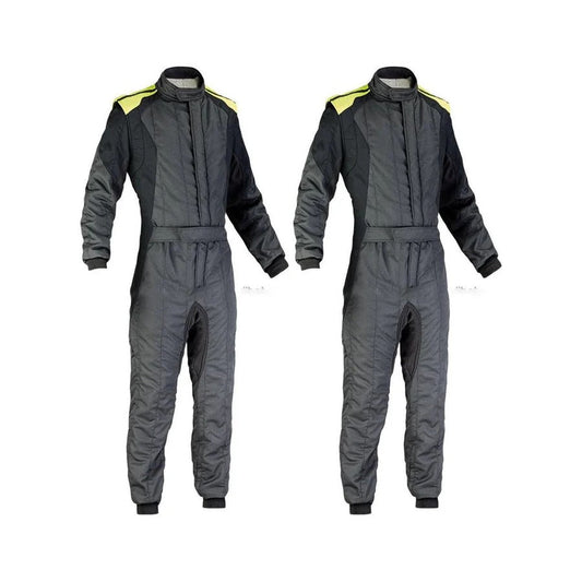 Karting Gray Cordura One Piece Race Suit