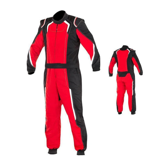 Black / Red Go-Kart Racing Wear Outfit
