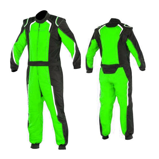 Green Custom Go Kart Racing Suit