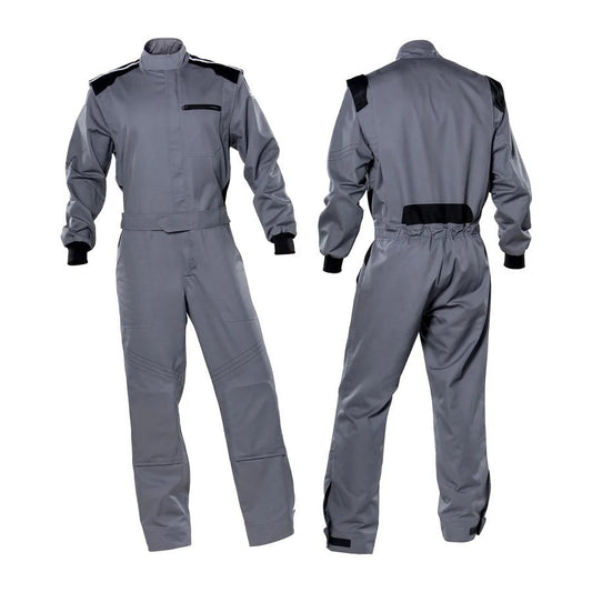 Go Kart Gray Custom Racing Suit