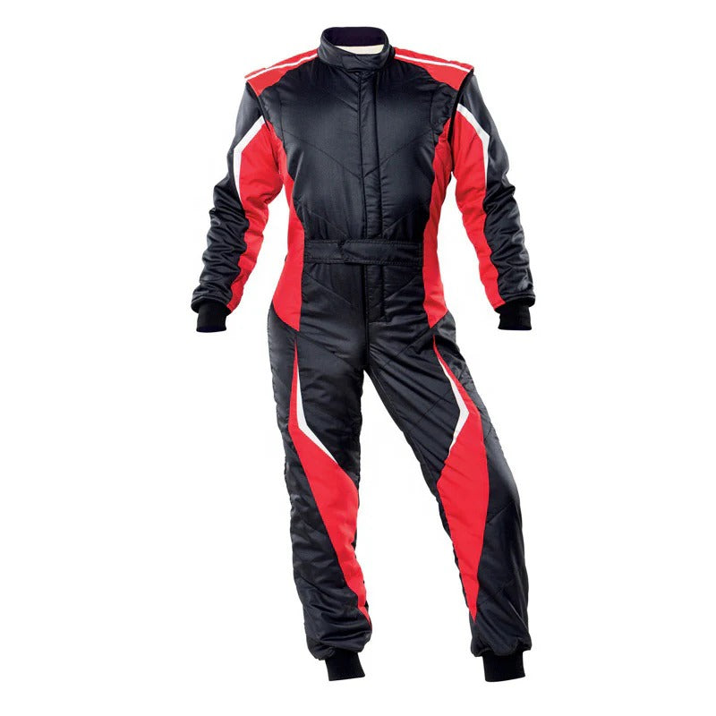 Red ,Black Custom Go Kart Racing Suit