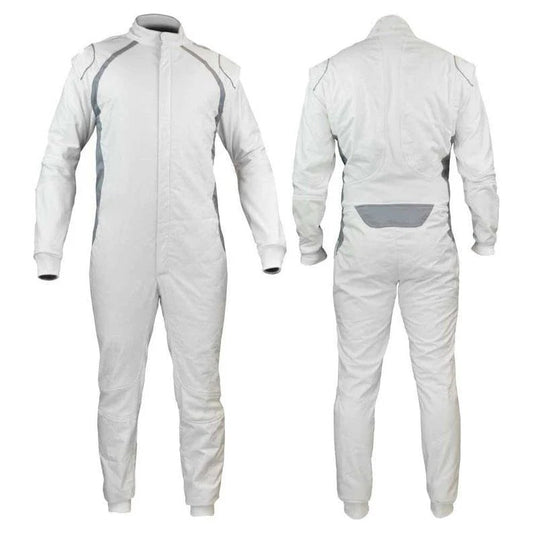 White Karting Racing Costume