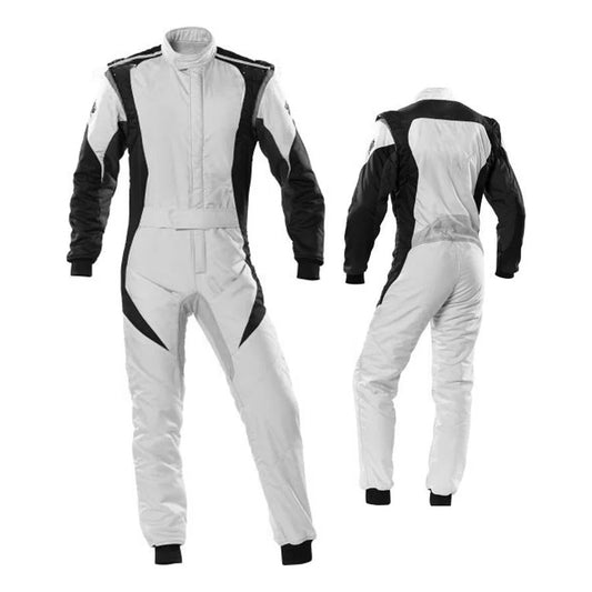 Go Kart White Race Suit