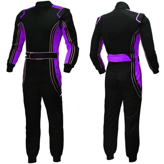Go Karting Black Race Suit