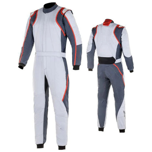 Go Kart Race Suit White