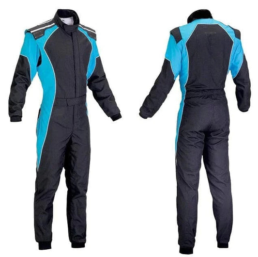Black & Blue Racing Suit for Go Karting