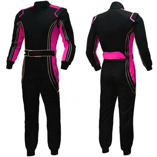 Black Kart Racing Men / Women Suit