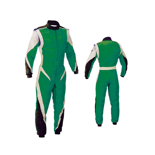 Green Racing Suit for Go Karting