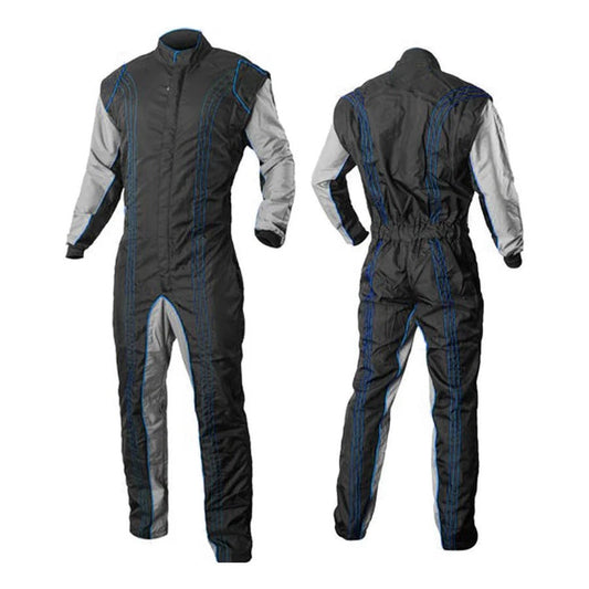 Black Kart Racing Men / Women Suit