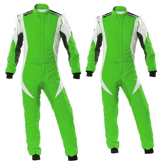 Green Go Kart Racing Suit Men
