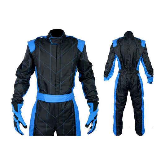 Karting Racing Gear - Black / Blue