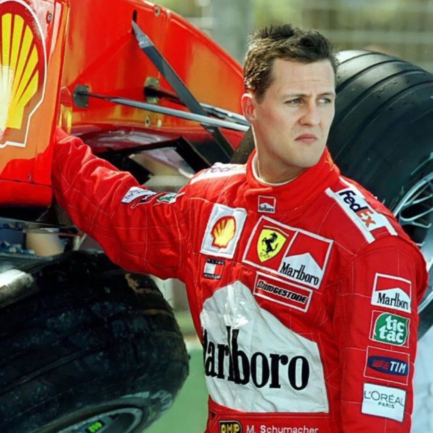 Michael Schumacher 2002 F1 Racing Suit