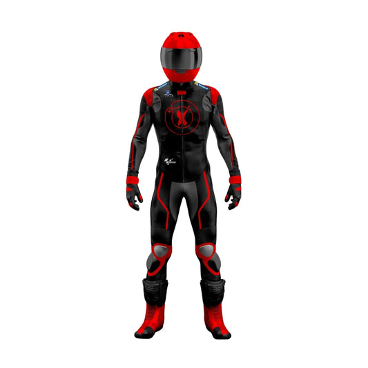 Marc Marquez Black Red Motorcycle Racing Gear