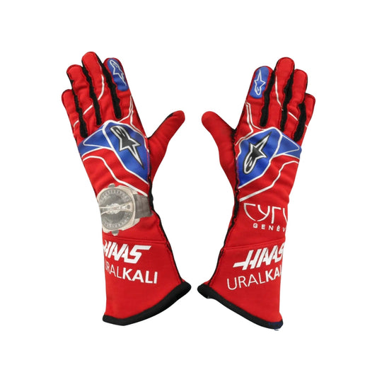 Nikita Mazepin 2021 Mexico GP F1 Racing Gloves