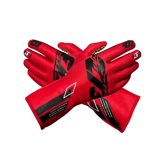 OSAKA Red Black Kart Racing Gloves