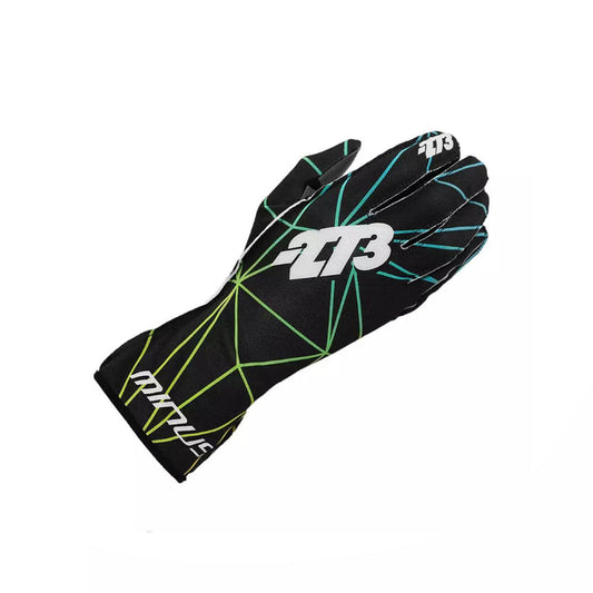 POLY EVO Black Green Racing Gloves