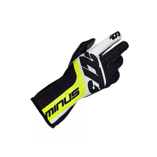SNAP Fluo Black_White_Yellow Racing Gloves