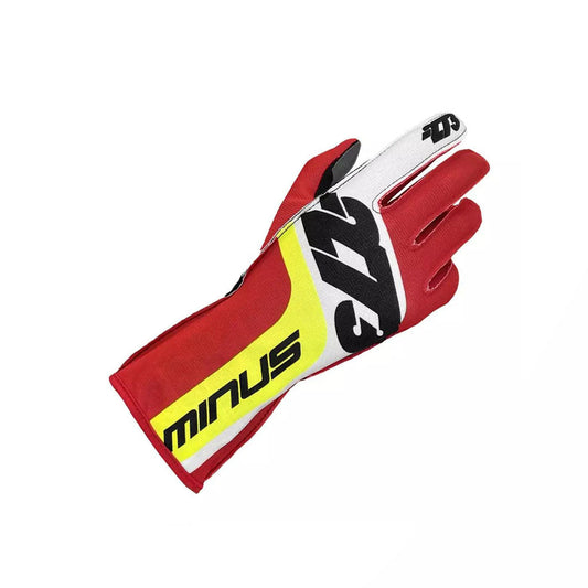 SNAP Red_White_Fluo Yellow Racing Gloves