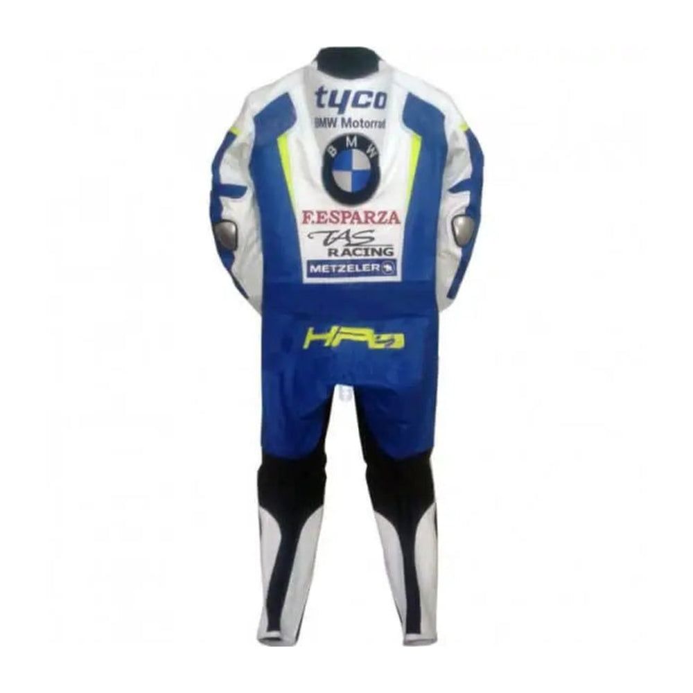 BMW Motorrad Tyco Racing Team Motorcycle Leather Suit